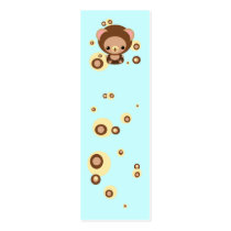 brownie bear bookmark business cards