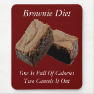 Brownie Diet mousepad