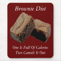 Brownie Diet Mouse Pad