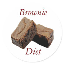 Brownie Diet Sticker