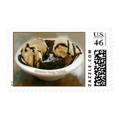 brownie fudge sundae Postage