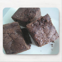 brownie mousepads by PeanutsButter brownie mousepads