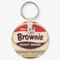 brownie root beer keychain by amazingvintage brownie root beer keychain