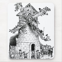 Brownies at a Windmill in Holland mousepads by tartanphoenix Brownies at a Windmill in Holland mousepads