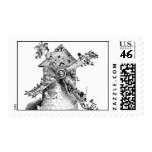Brownies at a Windmill in Holland Stamps