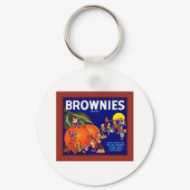 Brownies Brand Oranges keychains by AllVintage Brownies Brand Oranges keychains