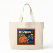 Brownies Brand Vintage Fruit Crate Label Canvas Bag