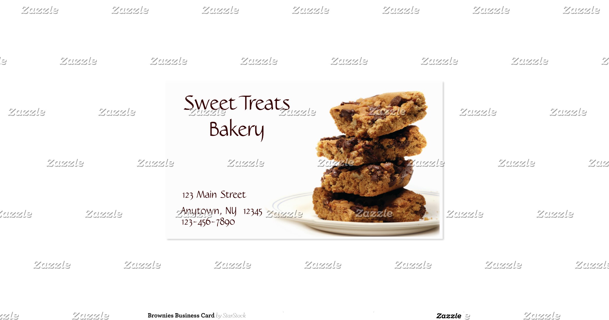 Brownies Business Card Zazzle
