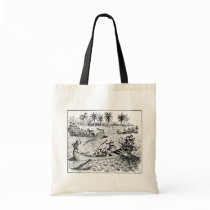 Brownies Fighting Alligators Tote Bags