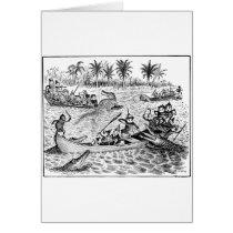 Brownies Fighting Alligators cards