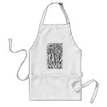 Brownies picking apples in orchard apron