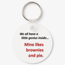 Brownies & Pie keychains by egogenius Brownies & Pie keychains
