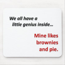 Brownies & Pie mousepads by egogenius Brownies & Pie mousepads