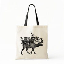 Brownies riding Reindeer bags
