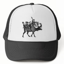 Brownies riding Reindeer hats by tartanphoenix Brownies riding Reindeer hats