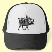 Brownies riding Reindeer hats by tartanphoenix Brownies riding Reindeer hats