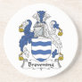 Browning Family Crest Beverage Coaster