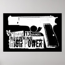 Browning Hi-Power Poster