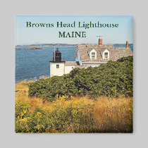 Browns Head Lighthouse, Maine Magnet magnets