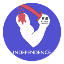 Brown's Independence, Will Bratton for Congress stickers