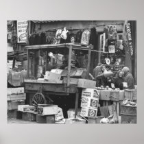 Brownsville market, Brooklyn: 1962 Poster