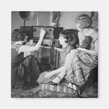 Brox Sisters: 1920s Fridge Magnet