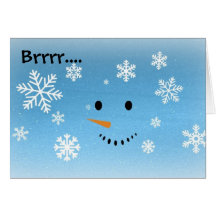 Brrr...Snowman card