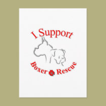 BRsupport postcards by BoxerRescue BRsupport postcards