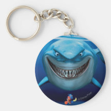 Bruce, Nemo and Dory 2 Key Chains
