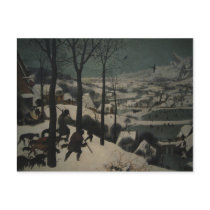 Bruegel's Hunters in the Snow postcards