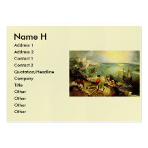 Bruegel's Landscape with the Fall of Icarus - 1558 Business Card Templates