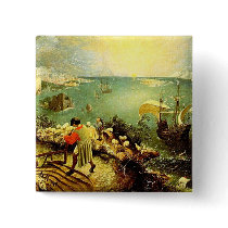 Bruegel's Landscape with the Fall of Icarus - 1558 Button