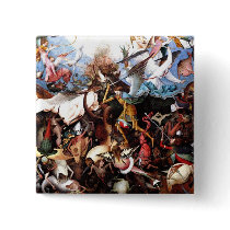 Bruegel's "The Fall Of The Rebel Angels" (1562) buttons