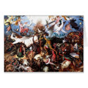 Bruegel's "The Fall Of The Rebel Angels" (1562) cards