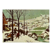 Bruegel's The Hunters in the Snow - 1565 posters
