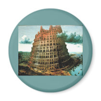 Bruegel's The "Little" Tower of Babel (circa 1563) magnets