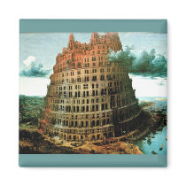 Bruegel's The "Little" Tower of Babel (circa 1563) magnets
