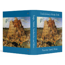 Bruegel's "The Tower of Babel" (circa 1563) binders by MasterpieceGallery Bruegel's "The Tower of Babel" (circa 1563) binders