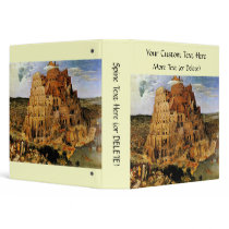 Bruegel's "The Tower of Babel" (circa 1563) binders by MasterpieceGallery Bruegel's "The Tower of Babel" (circa 1563) binders