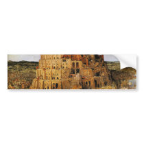 Bruegel's "The Tower of Babel" (circa 1563) bumper stickers
