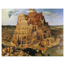 Bruegel's "The Tower of Babel" (circa 1563) flyers