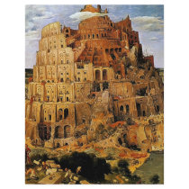 Bruegel's "The Tower of Babel" (circa 1563) flyers