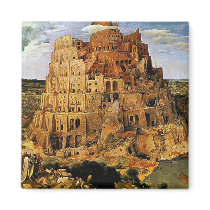 Bruegel's "The Tower of Babel" (circa 1563) magnets