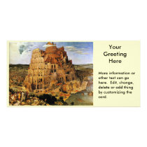 Bruegel's "The Tower of Babel" (circa 1563) photo cards by MasterpieceGallery Bruegel's "The Tower of Babel" (circa 1563) photo cards
