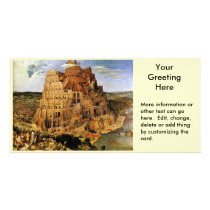 Bruegel's "The Tower of Babel" (circa 1563) photo cards by MasterpieceGallery Bruegel's "The Tower of Babel" (circa 1563) photo cards