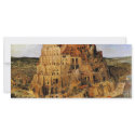 Bruegel's "The Tower of Babel" (circa 1563) rack cards