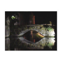 Bruges at night postcards