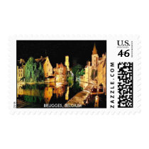 BRUGGE, BELGIUM POSTAGE STAMP