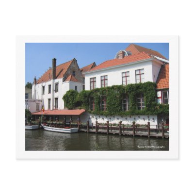 Brugge, Belgium Postcard by MooseAnne