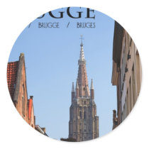 Brugge Round Sticker